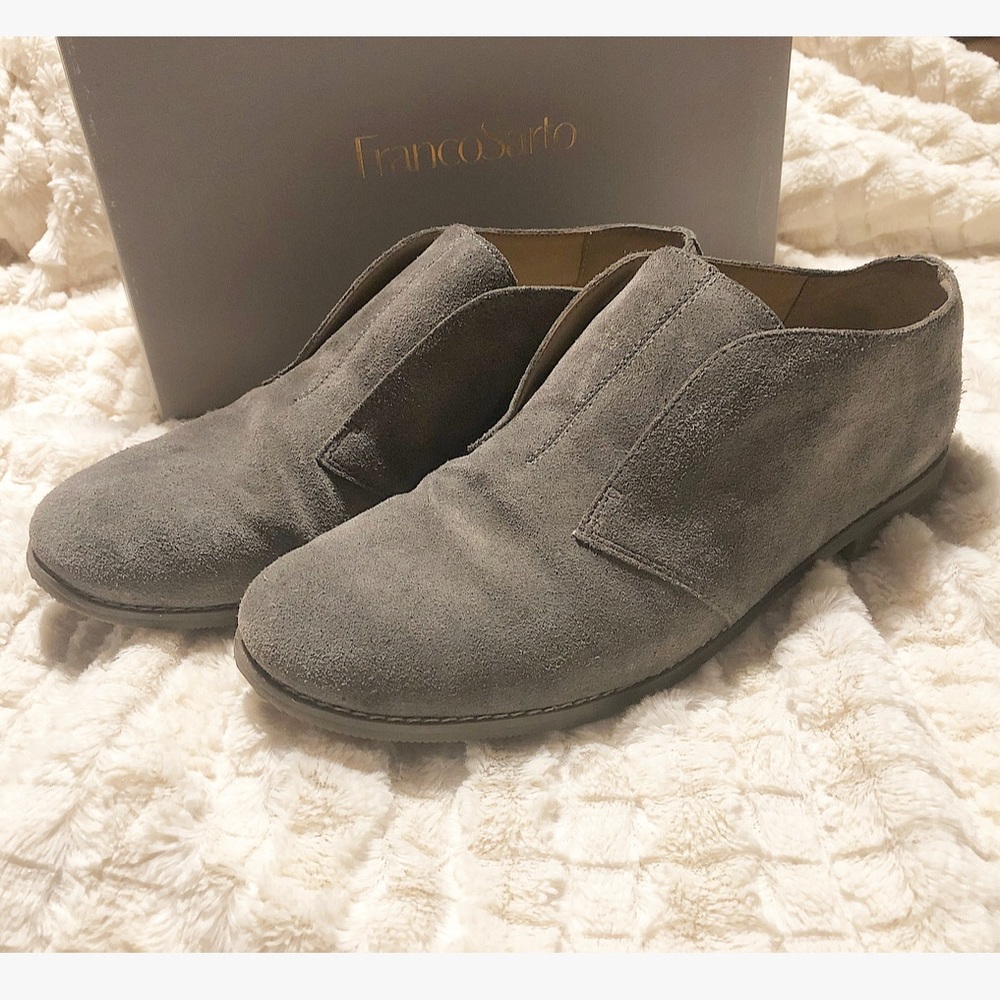 Women’s Franco Sarto Suede Slip-On Shoe size 10